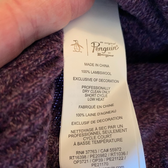 Original Penguin lambswool sweater Large - Picture 4 of 4